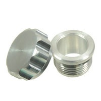Proflow Hose End Weld On Male Bung & Female Cap Assembly Aluminium 1in. Natural PFE461-16