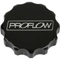 Proflow Billet Radiator Cap Cover Small Black