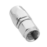 Proflow Fitting Hose End Straight Full Flow -04AN, Polished