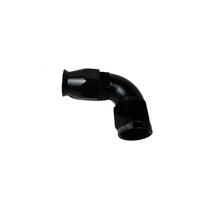 Proflow 90 Degree Fitting Hose End AN4 Suit PTFE Hose, Black