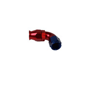 Proflow 90 Degree Fitting Hose End AN4 Suit PTFE Hose, Red/Blue