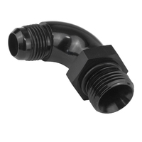 Proflow 90 Degree Male Fitting Orb Hose End To -06AN, Black