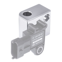Proflow GM LS Engine MAP Sensor Relocation Block Silver PFE649