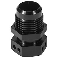 Proflow Valve Cover Bolt in Breather Adaptor AN10 Black