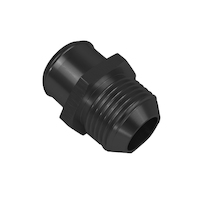 Proflow Valve Cover Breather Adaptor Universal Push In Hose End To -10AN Black PFE670-10BK