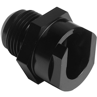 Proflow Heater Core Adaptor 5/8in. Pipe To -10AN, Black