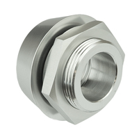 Proflow Valve Cover Bolt in Breather Adaptor AN12 Female, Silver