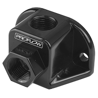 Proflow Adapter, Aluminium GM Idle Air Control LS Chev For Holden, Black