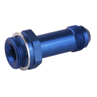 Proflow Fitting Inlet Fuel Adaptor Male Holley Fuel Bowl 7/8 x 20 -08AN 2in. Blue PFE700-08