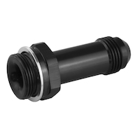 Proflow Fitting Inlet Fuel Adaptor Male Holley Fuel Bowl 7/8 x 20 -08AN 2in, Black