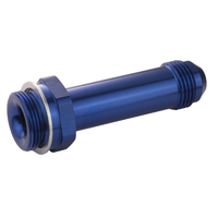 Proflow Fitting Inlet Fuel Adaptor Male Holley Fuel Bowl 7/8 x 20 To -08AN Male 3in., Blue