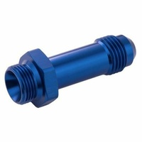 Proflow Fitting Inlet Fuel Adaptor Male Feed Demon 9/16 x 24 2in. -06AN, Black
