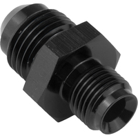 Proflow Fitting Inlet Fuel Straight Adaptor Male 7/16 x 24 To -06AN Black PFE702-06BK