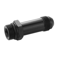 Proflow Quick Release Fuel Fitting Holley Inlet Feed -08AN Male To -08AN Male 2in, Black