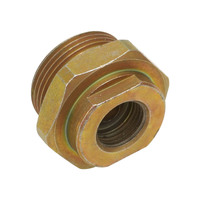 Proflow OE Female Inverted Flare Gold Holley 26-28 Fuel Bowl Nut Steel 7/8-20 x 7/16-24 Each PFE713