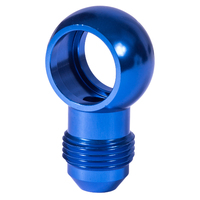 Proflow Fitting Banjo to Hose End 18mm To -06AN Blue  PFE715-06