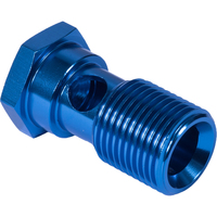 Proflow Fitting, Banjo Bolt 9/16 x 24 Thread, Blue