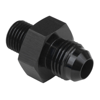 Proflow Fitting Adaptor Male M12 x 1.50mm To Fitting Adaptor Male -08AN, Black