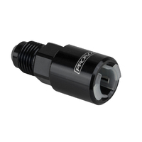 Proflow 3/8in. Female Fitting Quick Connect Straight To -08AN Male Black PFE808-03BK