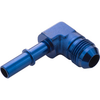 Proflow 5/16in. Male Fitting Quick Connect 90 Degree To -06AN Male Fitting Blue