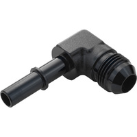 Proflow 5/16in. Male Fitting Quick Connect 90 Degree To -06AN Male Fitting Black PFE810-01BK
