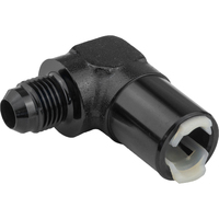 Proflow 5/16in. Female Fitting Quick Connect 90 Degree To -06AN Male Black