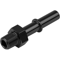Proflow Fitting Male 5/16 Quick Connect to 1/8in. NPT Male Black PFE813-02BK