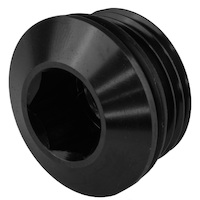 Proflow AN Port Plug, Low Profile Allen Key -16AN, Black