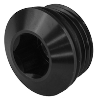 Proflow AN Port Plug, Low Profile Allen Key M16 x 1.50, Black