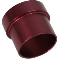 Proflow AN Aluminium Tube Sleeve set of 5, 3/16in. Tube, Red