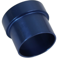 Proflow AN Aluminium Tube Sleeve, 3/8in, Blue