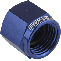 Proflow Fitting Aluminium AN Flare Cap -03AN Blue PFE820-03