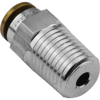 Proflow Fitting Push Release Straight 3/16in. Tube To 1/8in. NPT Silver PFE851-02S