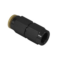 Proflow Fitting Push Release Straight 3/16in. Tube To Female -03AN Black PFE857-02BK