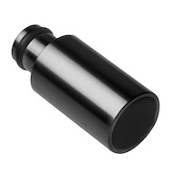 Proflow Aluminium Fuel Injector Adaptor 14mm Male To 14mm Female Long Black PFE886BK