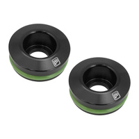 Proflow Fuel Injector Insert Adapters 25mm Black Pair Nissan RB25 Manifold