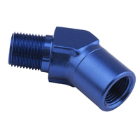 Proflow 45 Degree Coupler Female - Male Elbow 1/4in. NPT Blue PFE915-04