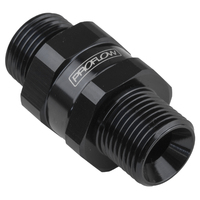 Proflow Fitting Male Swivel adaptor 18mm x 1.50 To Male -08AN, Black