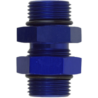 Proflow O-Ring Union Male -06AN To Male -08AN, Blue