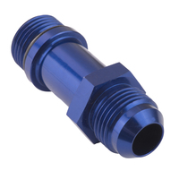 Proflow Male Extension Adaptor -06AN To Male 06AN O-Ring Thread, Blue