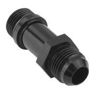 Proflow  Male Extension Adaptor -06AN To Male -06AN O-Ring Thread Black PFE953-06BK