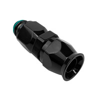 Proflow Hose End Air Conditioning 304 Stainless Straight Female O-Ring Pilot -08 Black PFEAC101-08BK
