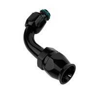 Proflow Hose End Air Conditioning 304 Stainless 90 Degree Female O-Ring Pilot -06 Black PFEAC103-06BK