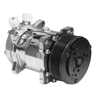 Proflow Air Conditioning Compressor Sanden 508 Aluminium Polished 8-groove Serpentine Pulley Each PFEACCOMP1