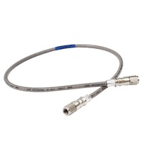 Proflow  Brake Line -03AN Stainless Hose End ADR 200mm PFEADR200