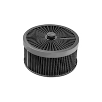 Proflow Air Filter Assembly Flow Top Round Black 9in. x 4in. Suit 5-1/8in. Flat Base