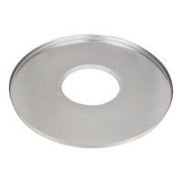 Proflow Air Filter Base 14in. Suit 5-1/8in. Neck Flat Base, Chrome
