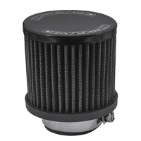 Proflow Breather Filter Clamp On 70mm High 35mm (1-3/8in. ) Neck, Black