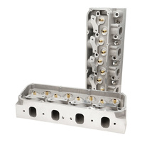 Proflow Cylinder Heads AirMax 200 Bare Aluminium Ford Cleveland  2V 68cc Chamber 205cc Intake Runner Pair