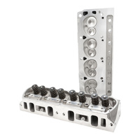 Proflow Cylinder Heads SuperMax 220 CNC SB Ford 289 302 351W Aluminum Assembled 58cc Chamber 205cc Intake Runner  600HP Plus Out of Box Pair